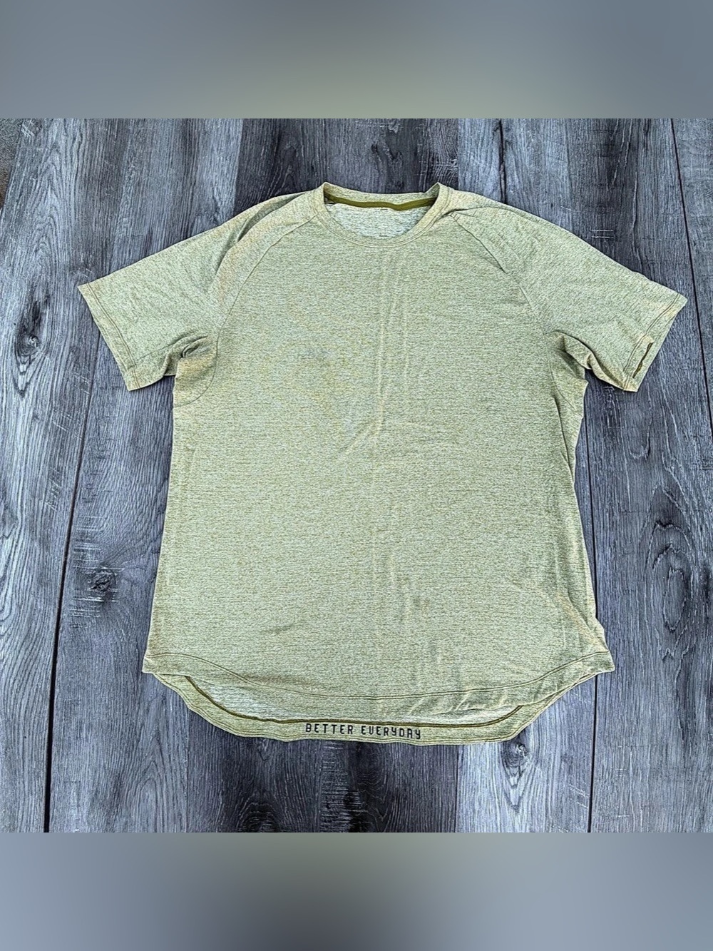 lululemon Metal Vent Tech Short-Sleeve Shirt Yellow XL